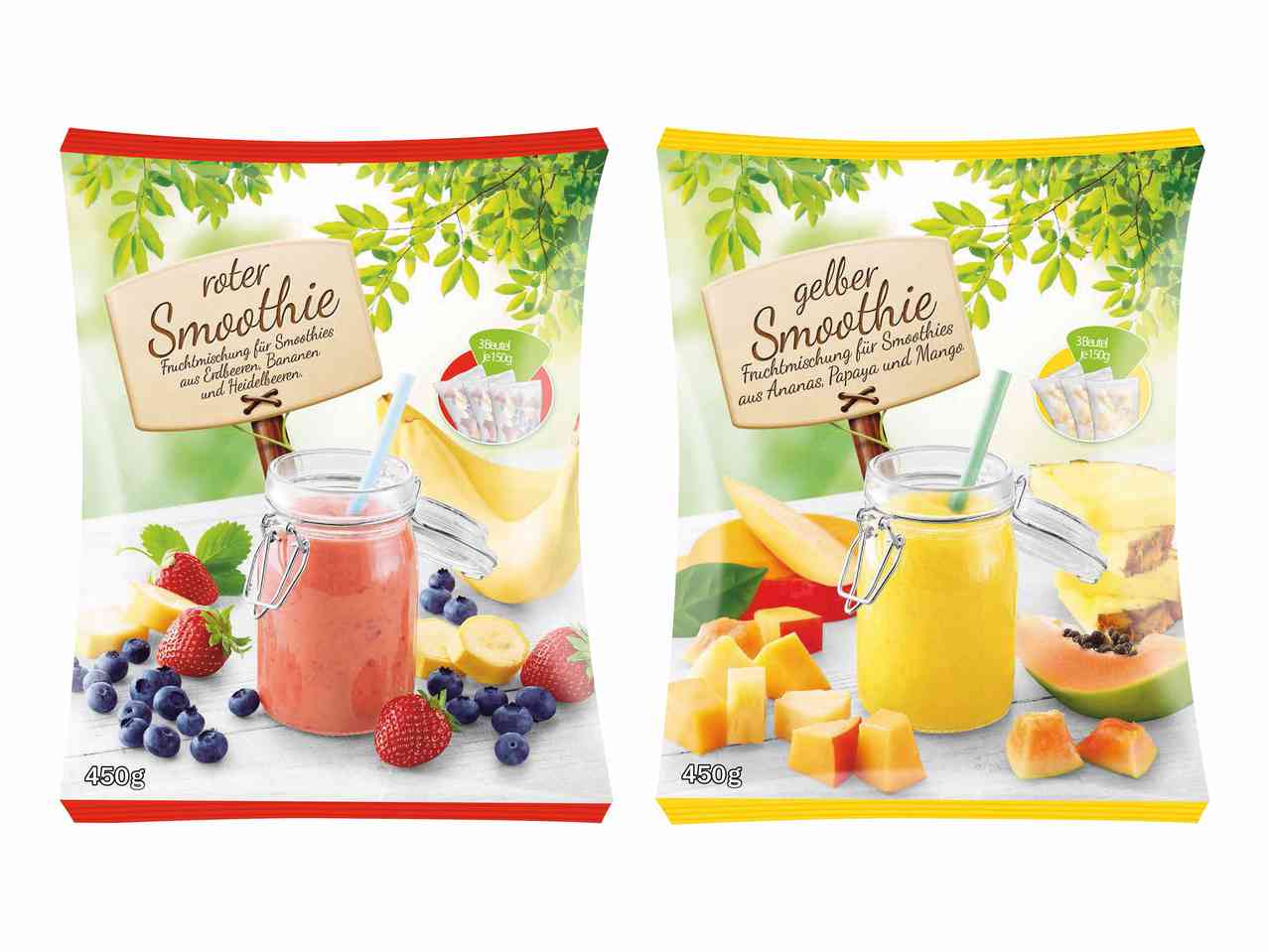 Smoothies surgelés (uniquement en Suisse romande et alémanique)