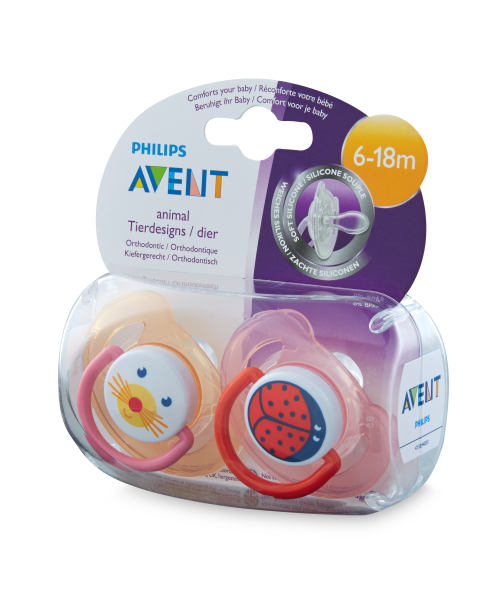 Avent Ladybird Soothers 6-18 Months