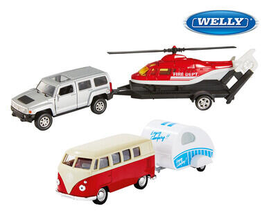 Die Cast Car Trailer Set
