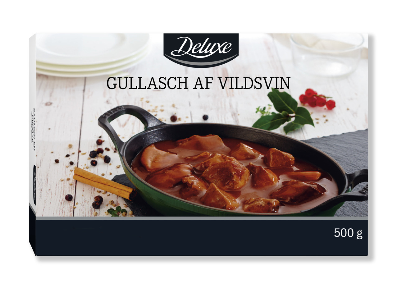 DELUXE Gullasch af vildsvin