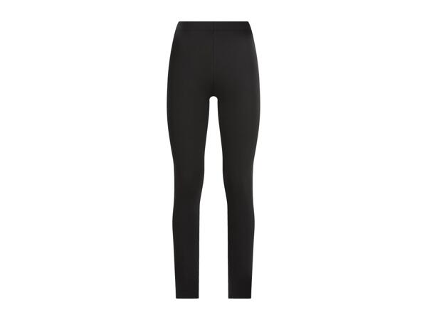 Ladies' Black Cotton Leggings