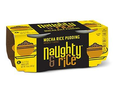 Naughty & Rice 
 Cinnamon Bun or Mocha Rice Pudding