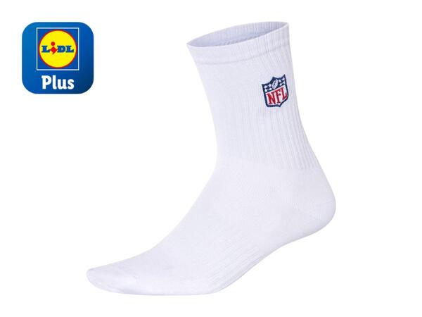 NFL Socks - 2 Pairs White