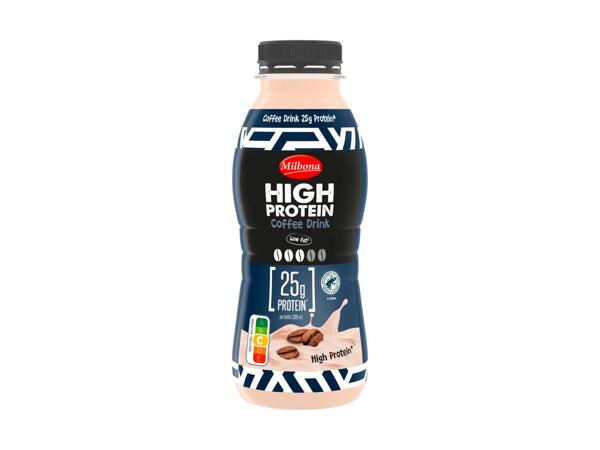 Boisson au café riche en protéines