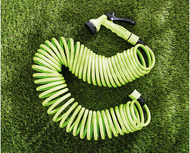 Coiled Garden Hose Set 15m