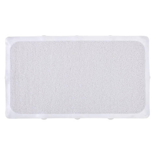 Loofah Anti-Slip Bath Mat, White
