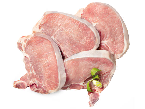 Frische Schweinekoteletts