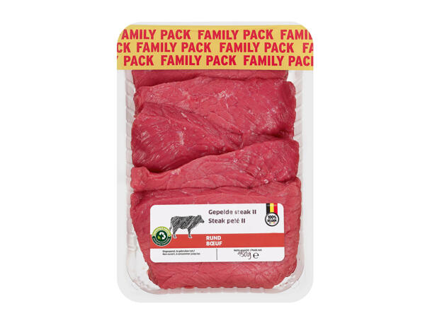 Steaks pelés