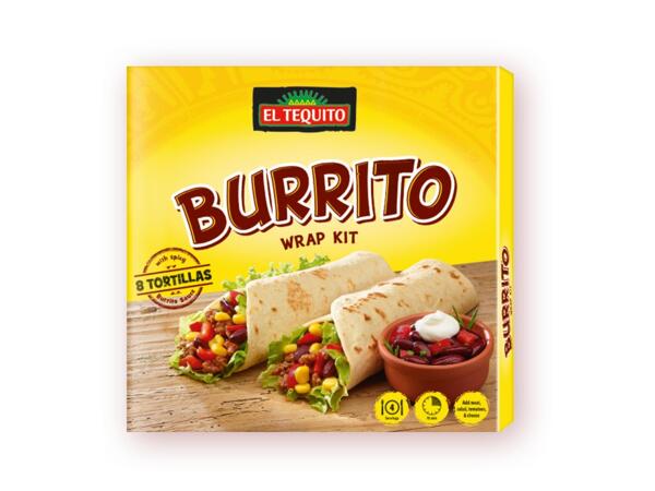 El Tequito Burrito Dinner Wrap Kit