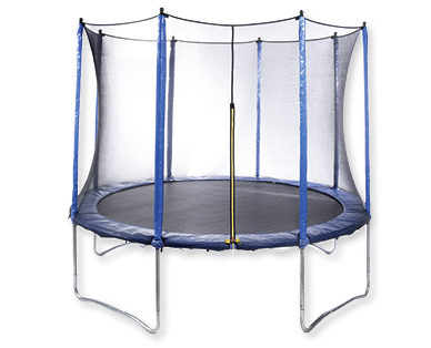 Trampoline avec filet de sécurité
