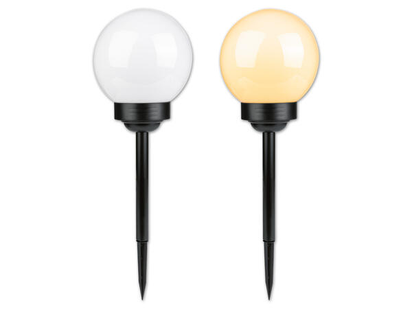 LED-Solar-Kugelleuchte, ca. ⌀ 15 cm