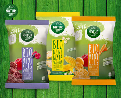 NATUR AKTIV BIO-Mini-Reis-/Maiswaffeln