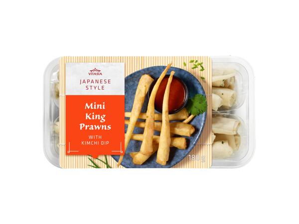 Mini King Prawns with Kimchi Dip