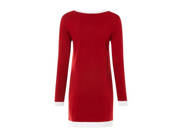Esmara Ladies' Christmas Jumper Dress Red