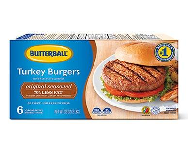Butterball 
 Seasoned Turkey Burgers