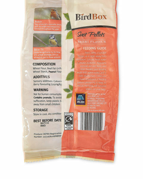 Bird Box Berry Suet Pellets