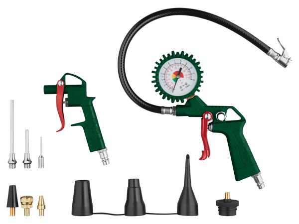Air tool accessory set, 12 pieces