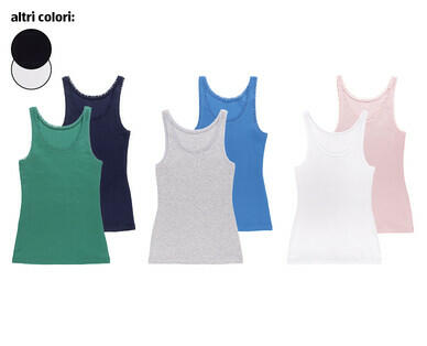 BLUE MOTION 
 TOP A COSTINE DA DONNA