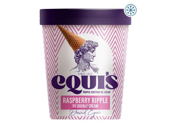 Equi's Chocolate Hazelnut and Raspberry Ice Cream