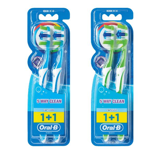 ORAL-B(R) 				Manuele tandenborstel, 2 st.