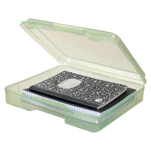 2 Pack Document Storage Boxes, Green