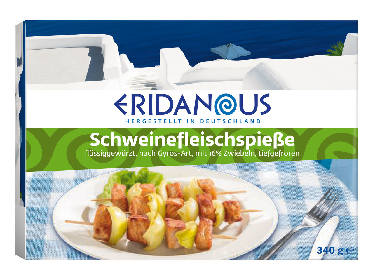 ERIDANOUS Fleischspieße Gyros Art