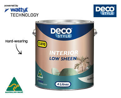 Interior Low Sheen Paint 4L – Floral White