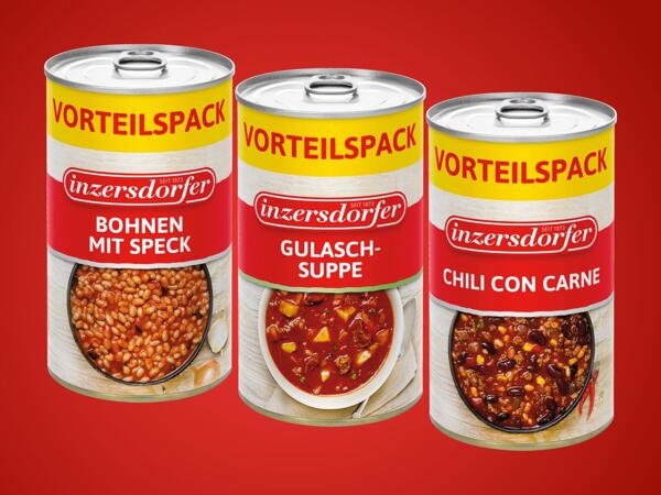 Fertiggerichte oder Suppen