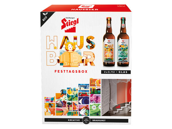 Stiegl Bio Hausbier Geschenkbox