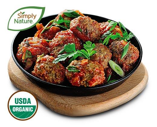 Simply Nature 
 Fresh Family Pack Organic Grass-Fed 85/15 Ground Beef