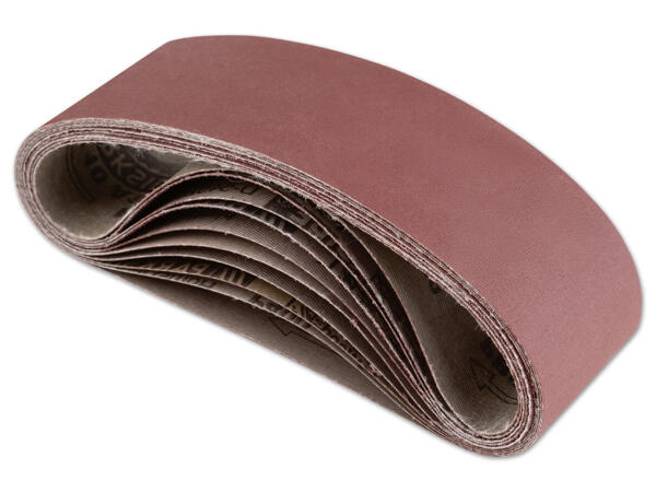 Bandschleiferpapier-Set, 10-teilig