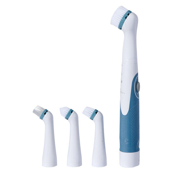 Ambiano White/Denim Electric Scrubber