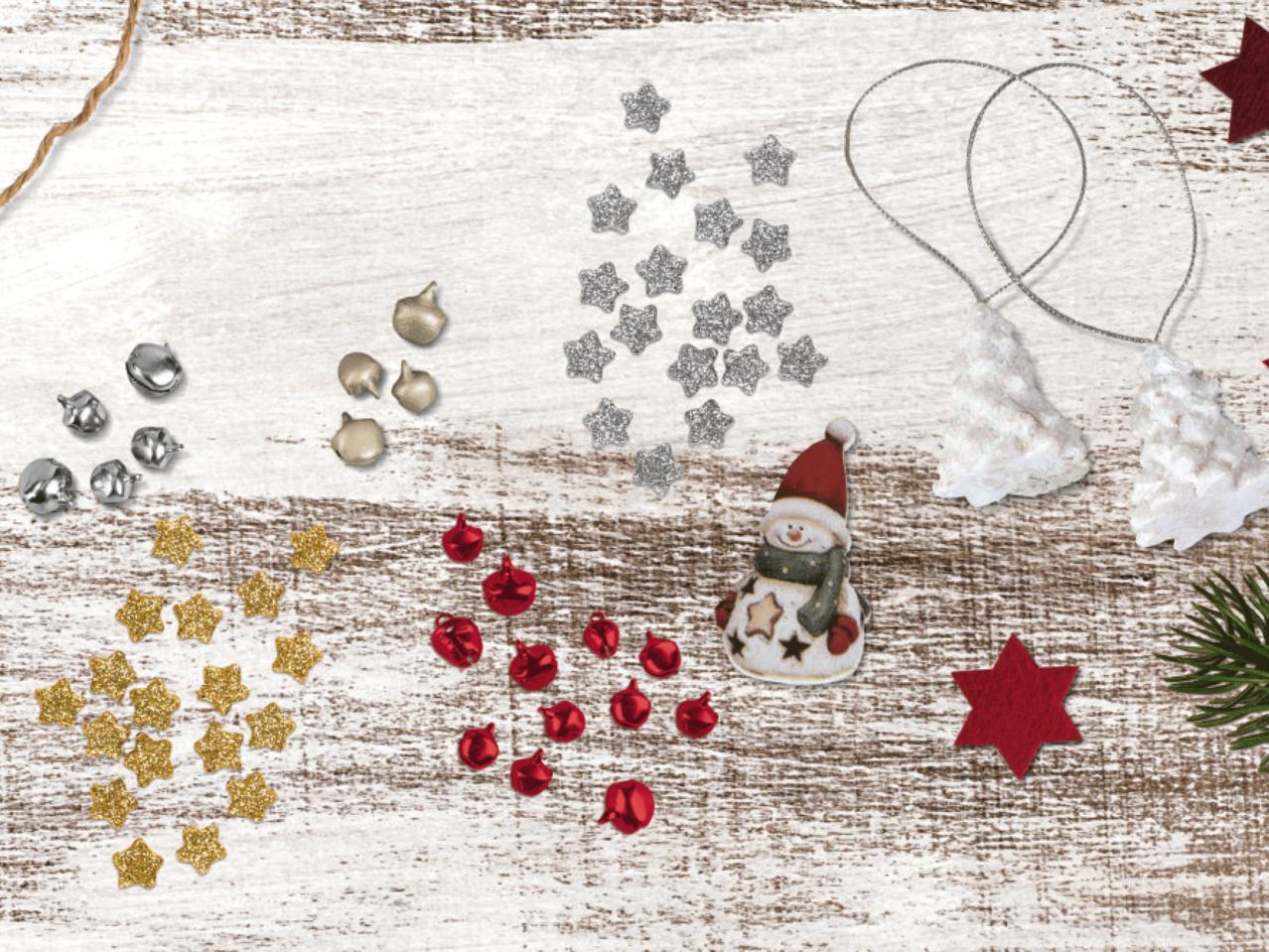 CRELANDO Mini Christmas Decorations