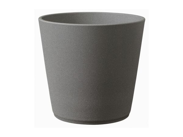 Ceramic Pot round 24cm stone