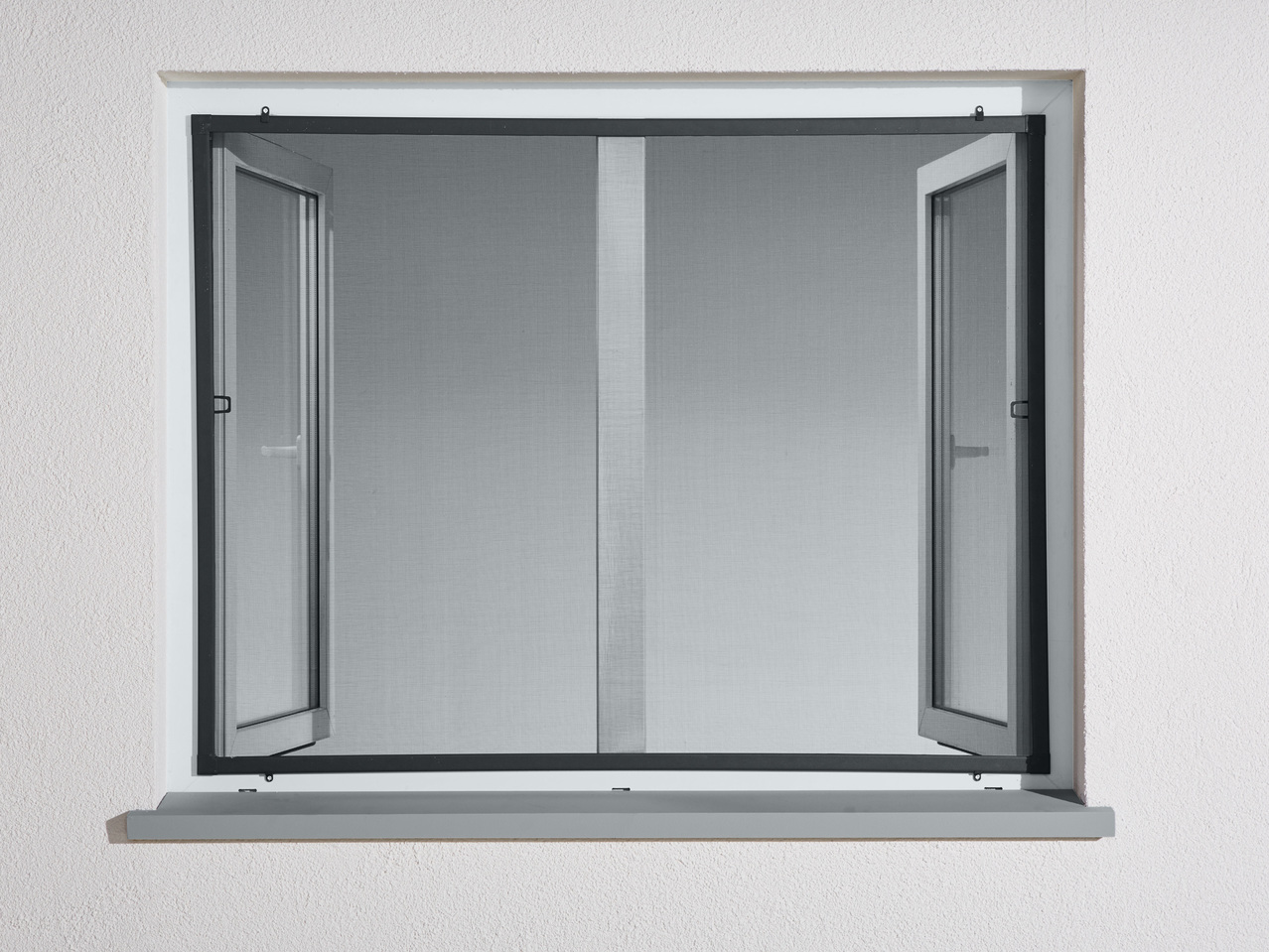 POWERFIX(R)PROFI+ Aluminium-Insektenschutz-Fenster, 100 X 120 cm