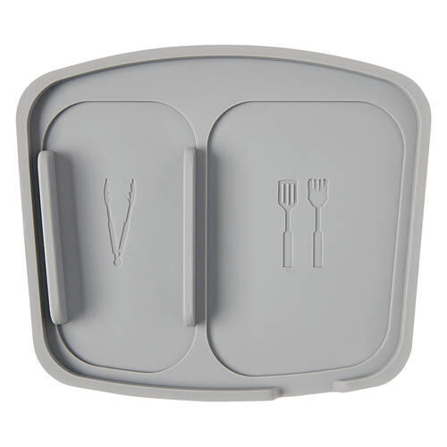 Two-Chamber Silicone BBQ Tool Trivet