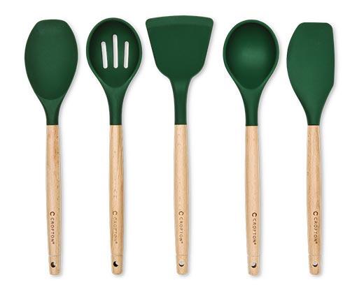 Crofton 
 5-Piece Wood & Silicone Utensil Set