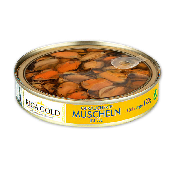 Geräucherte Muscheln / Thunfisch