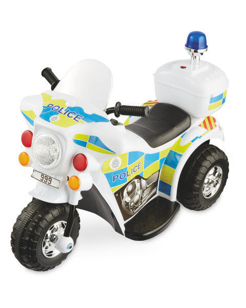 6V Ride On Police Bike