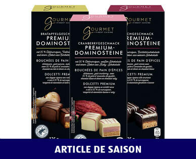 GOURMET 
 BOUCHÉES DE PAIN D'ÉPICES PREMIUM