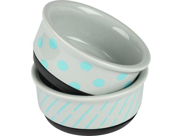 Ceramic Pet Bowls Assortment