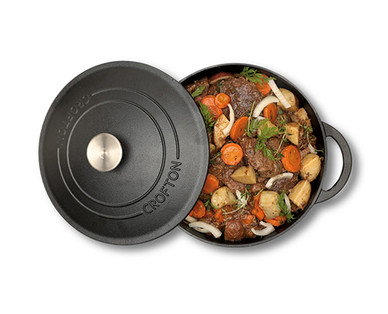 Crofton Pre-Seasoned Cast Iron 5.5-Quart Dutch Oven