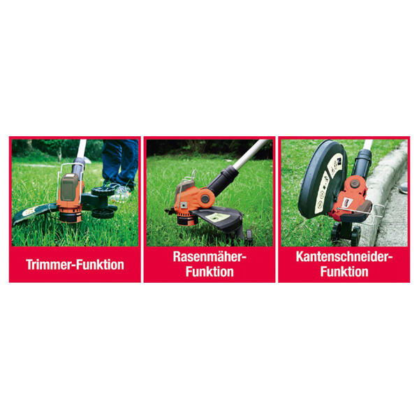 3 in 1 Li-Ion Akku-Rasentrimmer 20 V