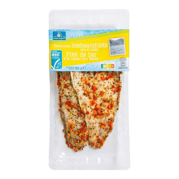 GOLDEN SEAFOOD(R) Gestoomde zeebaars