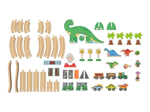 Playtive Farm/​Dinosaur Wooden Train Set
