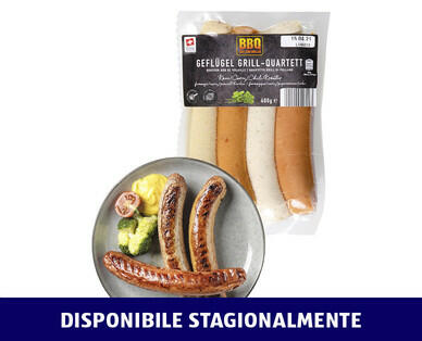 BBQ 
 QUARTETTO DI POLLAME DA GRIGLIARE