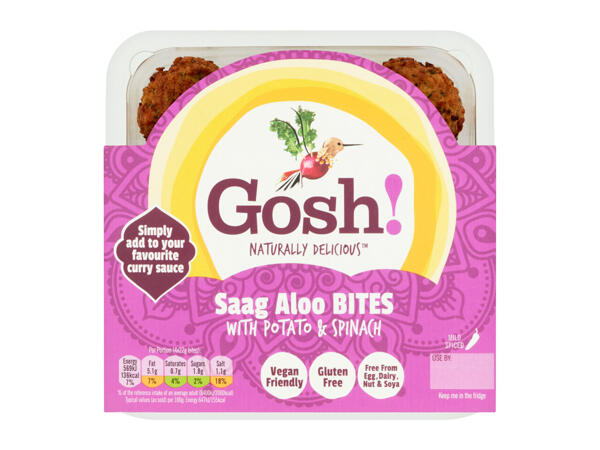 Gosh! Saag Aloo Bites