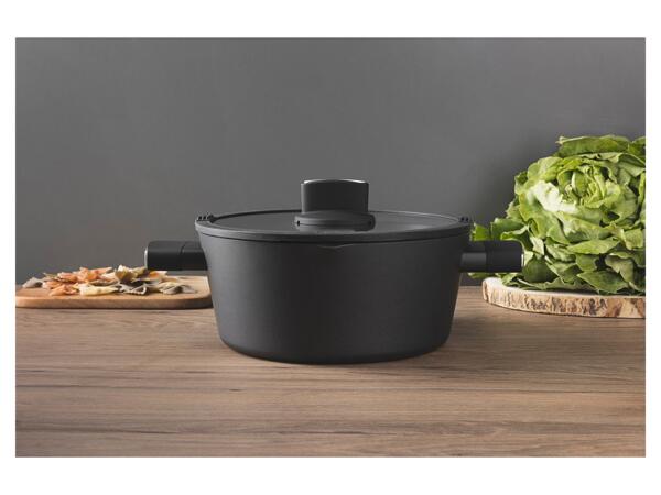 Forged Aluminium Casserole with Glass Lid