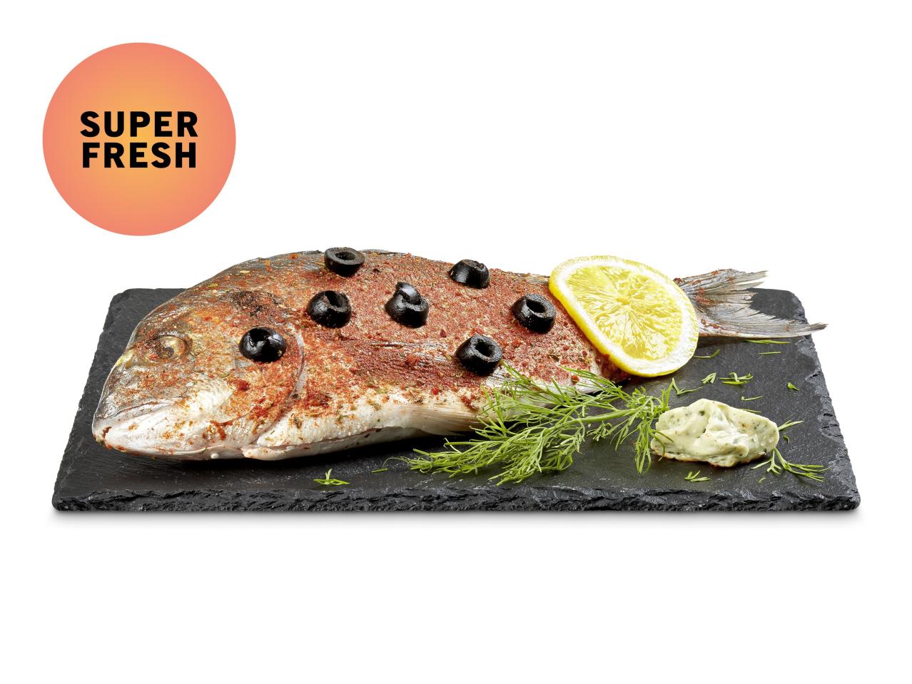 Dorade aux olives