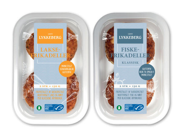 Lykkeberg fiske- eller laksefrikadeller